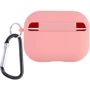 TPU Silicone Case with Carabiner Pink for Apple AirPods Pro 2/Pro фото 1