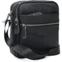 Чоловіча сумка через плече Borsa Leather чорна (K18016a-black)