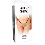 Сексуальные трусики с цепочкой и подвеской Art of Sex - KISS panties Вlack (L-2XL)