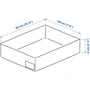 Органайзер ІКЕА STUK 26х20х6 см (80507401)