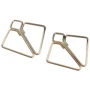 Зажимы для сосков с тяжелой подвеской LOCKINK Nipple Clamps with Heavy Pendant - Golden