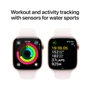 Apple Watch Series 10 46mm GPS Rose Gold Aluminum Case with Light Blush Sport Band - M/L (MWWU3QH/A) UA: Матеріал корпусу алюміній