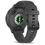 Смарт-часы Garmin Venu 3S Slate Stainless Steel Bezel with Pebble Grey Case and Silicone Band (010-02785-00): Материал ремешка Силикон