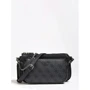 Жіноча сумка крос боді Guess Mika Double Pouch Crossbody темно-сіра (HWSM7967700-COA)