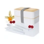 Емкость для хранения Ernesto 2x500 ml 10 pcs white: Форма прямоугольная