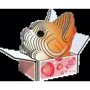 Сборная 3D модель Eugy Зоопарк: Котенок рыжий (XEG-087)