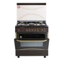 Газовая плита Fresh I80G5\01 (коричневый/нержавеющая сталь): Размеры 55х80х85 см