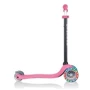 Самокат GLOBBER серии GO UP SPORTY PLUS LIGHTS 5в1 розовый, колеса с подсветкой, 20/50кг (642-110): Конструкция рамы цельная