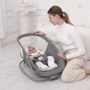 Убаюкивающий центр-качель Mastela light grey светлосерый 8113: Конструкция опоры без колесиков