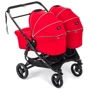Універсальна коляска 2 в 1 для двійні Valco baby Snap Duo / Fire Red: Ширина шасі 76 см