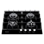 Варочная поверхность газовая Borgio 6272-18 FFD (Black Glass): Количество конфорок 4