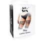 Гартеры со стразами Art of Sex - Floy (XS-2XL, черный)