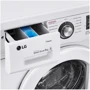 Пральна машина LG F1296NDS0: Завантаження білизни (прання), кг 6