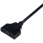 Кабель и переходник Atcom HDMI - 2хHDMI (M/F) 0.1 м, Black (10901): Тип Разветвитель