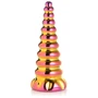 Фэнтезийный фаллоимитатор Creature Cocks Twilight Rainbow Glass Dildo