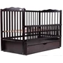 Кровать Babyroom Веселка маятник, ящик, откидной бок DVMYO-3 бук венге (622006)