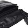 Чоловіча сумка планшет Keizer чорна (K1701-black): Тип ручки Без ручки, Плечовий ремінь