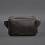 Женская поясная сумка BlankNote Dropbag Mini темно-коричневая (BN-BAG-6-choko): Тип ручки Поясной ремень, Без ручки