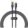 Кабель Baseus Cable USB-C to USB-C Explorer Series Auto Power-Off 100W 1m Black (P10319703111-00)