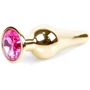 Анальная пробка Boss Series - Jewellery Gold BUTT PLUG Pink (BS6400062)