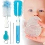 Набір йоржиків для миття пляшок BabyOno зі змінною ручкою синій (735/01)