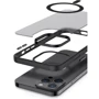 Чохол для iPhone Mobile Case TPU+PC Metal Buttons with MagSafe Colorful Black для iPhone 13 Pro Max: Матеріали поликарбонат и полиуретан
