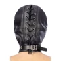 Шлем БДСМ Fetish Tentation Closed BDSM hood in leatherette