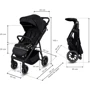 Прогулянкова коляска Kidwell ENZO Black (Hnrt_4910) фото 11