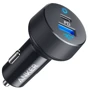 Зарядний пристрій ANKER USB Car Charger PowerDrive Power Delivery USB 12W + USB-C 18W Black (A2721HF1 / A2721GF1)
