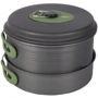 Набор посуды Bo-Camp Explorer 4 Pieces Hard Anodized Grey/Green (2200244) (DAS301407) фото 2