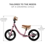Беговел Kinderkraft Space Dark Pink (KRSPAC23PNK0000): Цвет розовый