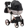 Коляска 2 в 1 Adamex Chantal Star Polar (Pink Gold) кожа 100% Star 101 (624641): Ширина шасси 60