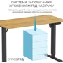 Стол с электрорегулировкой высоты Officepro Light Wood/Black (ODE1260LW) фото 10
