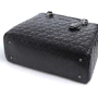 Женская сумка тоут Guess Wessex Triple Satchel черная (HWGN8379060-BLA): Фактура Стеганая, Зернистая, Матовая