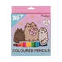 Олівці кольорові Yes 24 кольорів Pusheen Stormy and Pip (290741)
