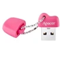 USB-флешка Apacer AH118 64GB USB 2.0 Pink (AP64GAH118P-1): Стандарт USB USB 2.0