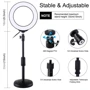 Кольцевая USB RGBW LED лампа Puluz PKT3047B 6.2" с настольным креплением (PKT3047B)