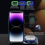 Зарядное устройство WIWU Wireless Charger Power Air 3 in 1 Wi-W005 15W Black for Apple iPhone, Apple Watch and Apple AirPods фото 5