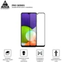 Аксессуар для смартфона ArmorStandart Tempered Glass Pro Black for Samsung A225 Galaxy A22 / M225 Galaxy M22 (ARM59306): Материал стекло
