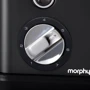 Тостер Morphy Richards 222012 Accents Black: Съемный поддон для сбора крошек есть