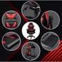 Кресло геймерское PLAYER с подставкой для ног Red/Black (100001) фото 1