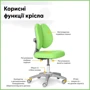 Детское кресло Mealux Sprint Duo Lite Green (Y-412 Lite KZ): Регулировка Глубины сиденья, Высоты спинки, Высоты сиденья