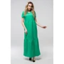 Платье FLFashion Кураж ППК 2181 48 зеленое повседневное длинное макси