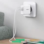 Зарядное устройство Ugreen Wall Charger USB+USB-C CD170 36W White (60468): Сила тока 2.4А и более