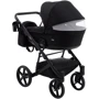 Коляска 2 в 1 Bair Kiwi Soft BKS-452 черный: Материал колес резина