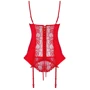 Комплект Obsessive Heartina corset, XXL