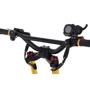 Електросамокат Kaabo Wolf Warrior X Pro+ Gold (2200 Вт; 28 А/год; 60 В): Особливості Светящийся, С амортизаторами, С большим запасом хода, Быстрые, С рулем, Мощные