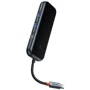 Адаптер Baseus Adapter AcmeJoy USB-C to HDMI+2xUSB3.0+USB2.0+Type-C PD Dark Grey (WKJZ010213) фото 4