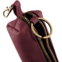 Женская ключница DNK Leather бордовая (DNK-Keys-S-bochkaH-col.L): Формат кошелька Горизонтальный