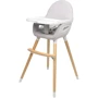 Стульчик для кормления 2 in 1 FreeON STAR Grey (45111): Материал дерево